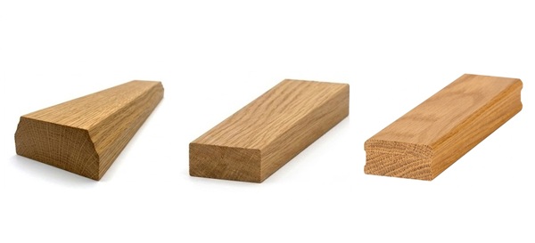Ungrooved Oak Baserails For Solution Bracket Glass